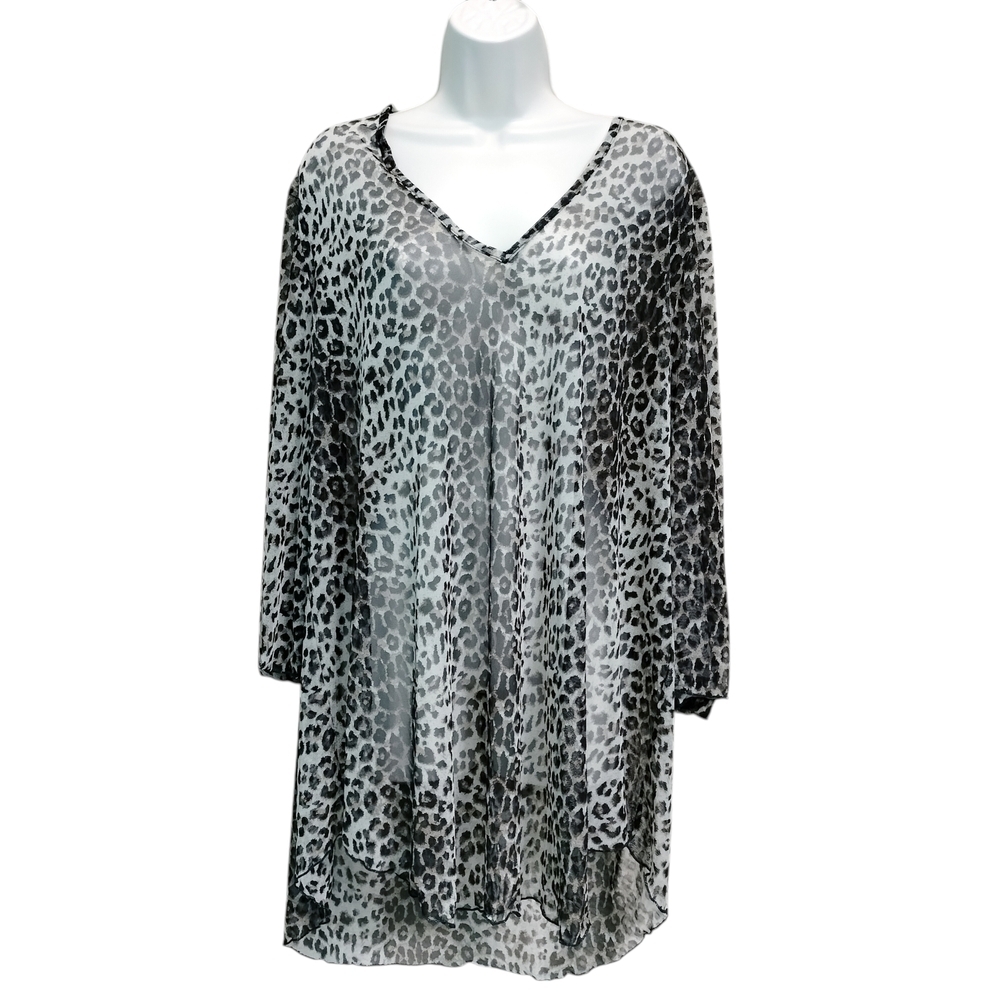 Jordan Taylor Animal Print Swim Coverup XL